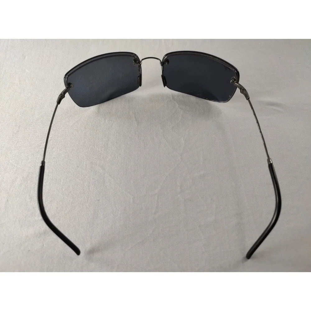 Maui Jim MJ-351-02 Flexon Gunmetal Rimless‎ Polarized Sunglasses Japan